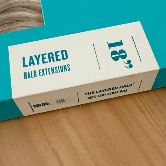 Halo Couture Blonde Hair Extension - Picture 3 of 5